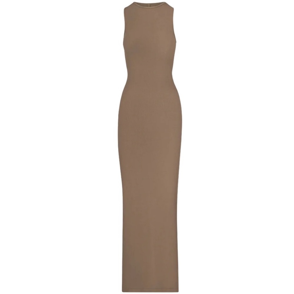 SKIMS Sleeveless Ribbed Maxi Dress